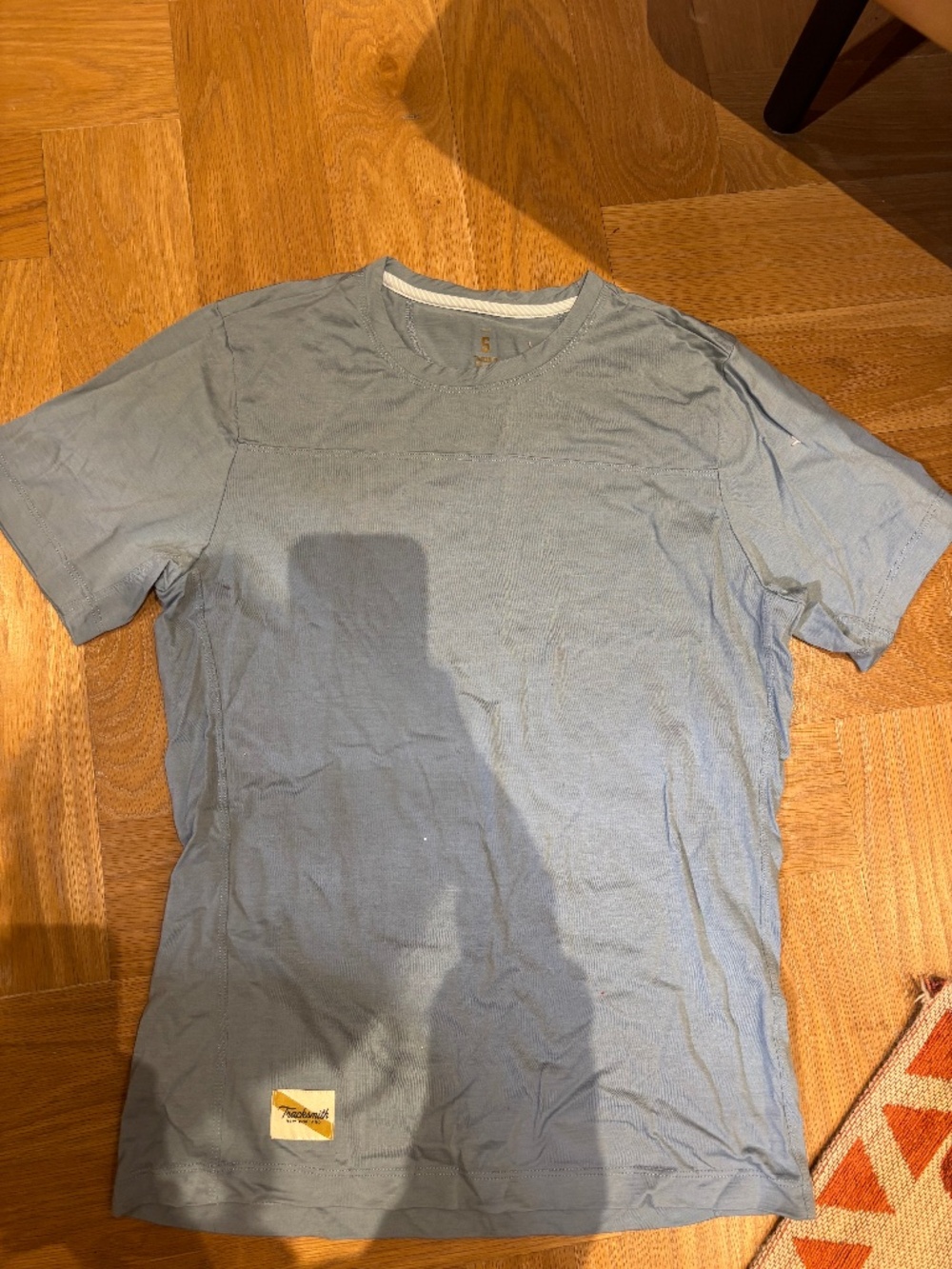 TrackSmith Light Blue Men’s Wool T-Shirt